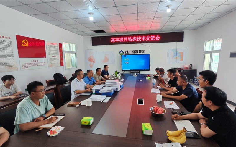 鑫顺矿业领导带队赴甘洛县高丰项目调研督导